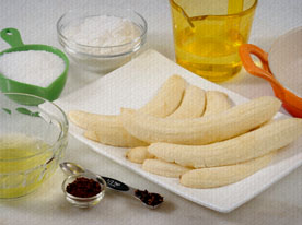 Ingredientes da Receita Merengue de banana com café