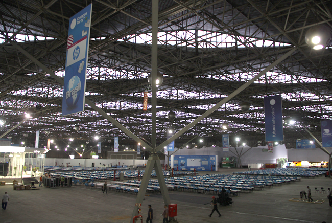 Visão geral da Campus Party Brasil 2014