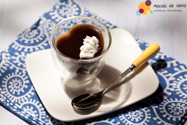 Gelatina de café espresso