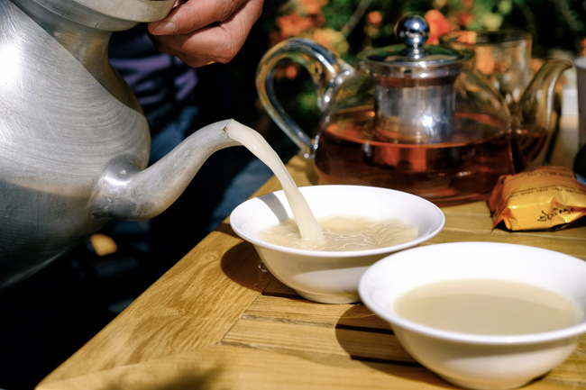 O chá de manteiga do Tibete