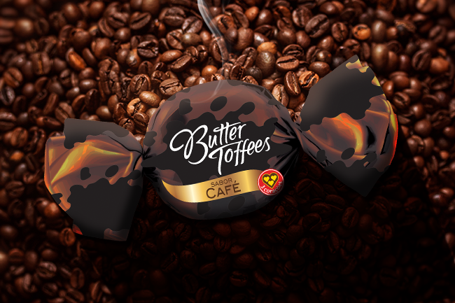 Butter Toffees lança bala sabor café em parceria com a 3 Corações
