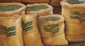 PRODUTORA DE CAFÉ SE DEDICA À PINTURA