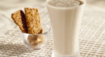 Shake de cappuccino com cereal