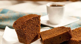 Bolo de café no micro-ondas