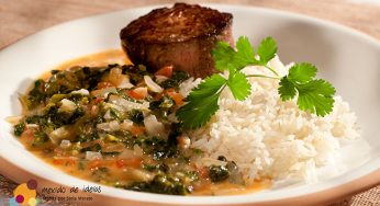 Escarola com coco