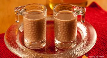 Meia de seda com chocolate