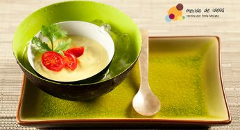 Sopa fria de abacate