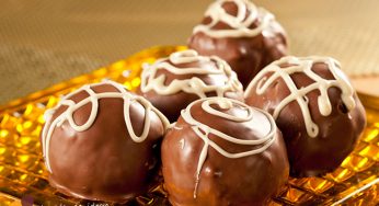 Trufas de café com panetone