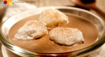 Neves de cappuccino