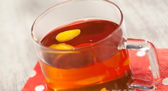 Chá de camomila com Maple Syrup
