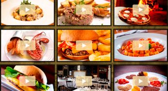 Site produz vídeos artísticos para divulgar restaurantes