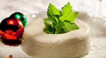 Mousse de camomila com gorgonzola
