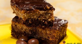 Bolo húngaro de café e chocolate