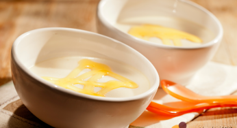 Panna cotta de camomila