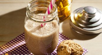 Cappuccino gelado com polpa de coco