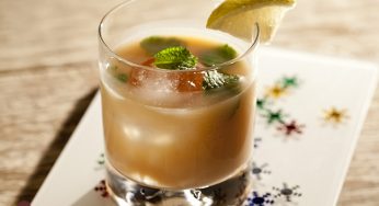 Drink com Chai Latte para o Natal