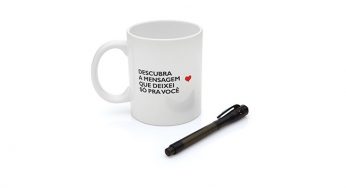 Canecas lousa para você deixar seu recado cafeinado