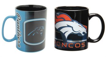 Canecas para acompanhar o Super Bowl 50