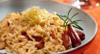 Risoto de pinhão com café
