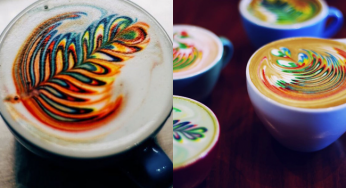Latte Art em versão colorida