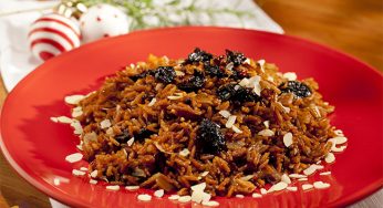 Arroz com café e champanhe