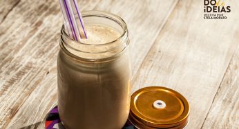 Suco gelado com cappuccino sem lactose