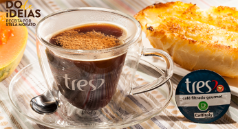 Café filtrado Gourmet TRES® com melado