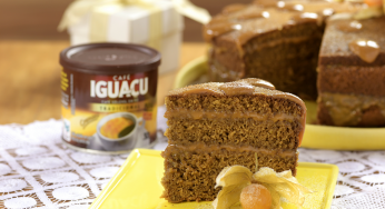 Bolo de Iogurte com Café Iguaçu