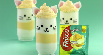 Pudim Duas Cores de Colher de Frisco