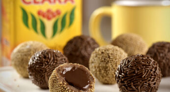 Brigadeiro Recheado com Creme de Avelã e Café