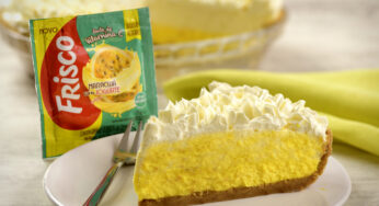Torta de Frisco de Maracujá com Iogurte